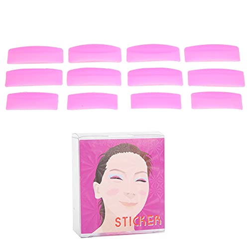 6 Pairs Silicone Eyelash Perming Pads - Reusable Lash Curling Pads for Eyelash Extensions & Perm, False Eyelash Shield Patches - Perfect for Salon & Home Use