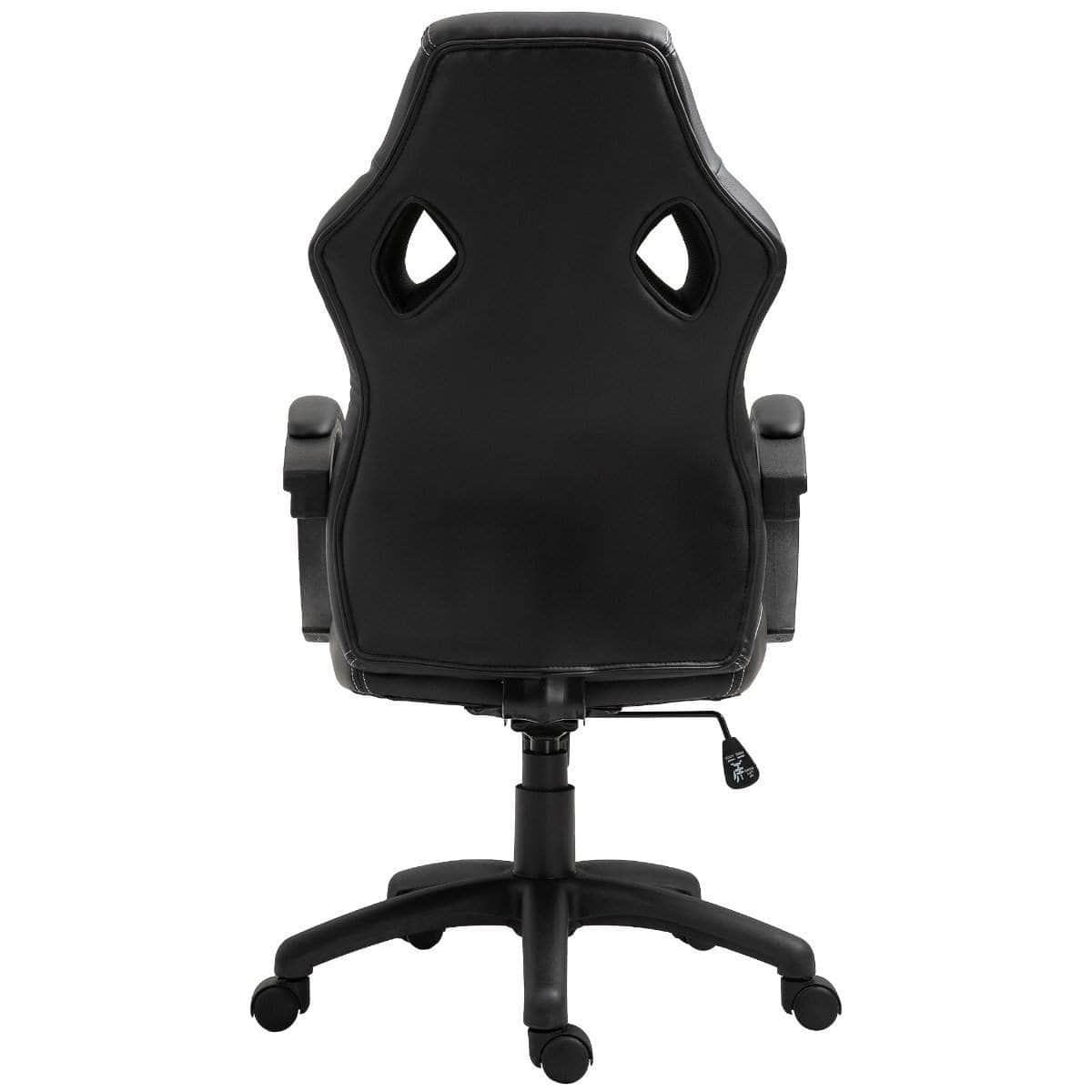 High Back Racing Style Office Gaming Chair - Adjustable Swivel Seat, Ergonomic Faux Leather Computer Desk Chair for Work & Gaming - Available in 3 Colors (Black/Red/Blue) - Perfect for Home Office, Gaming Setup & Streaming Studio