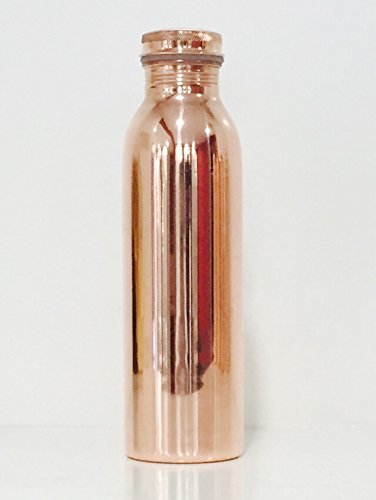 MAITHIL ART Pure Copper Water Bottle - 100% Leak Proof, Ayurvedic Health Benefits, Stylish & Joint-Free Design | Perfect for Daily Hydration, Yoga, Meditation & Wellness Routines