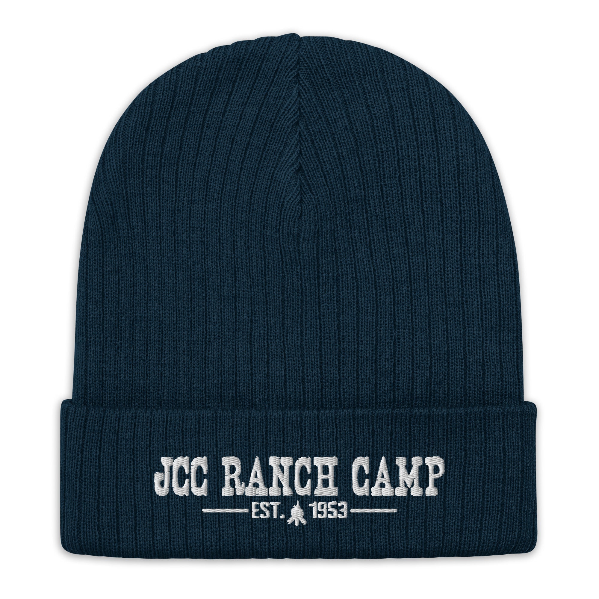 JCC Ranch Ribbed Knit Beanie for Men & Women - Soft Winter Warm Hat for Outdoor Activities, Skiing, Hiking & Casual Wear