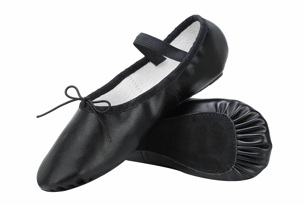 Linodes PU Leather Ballet Shoes for Women & Girls - Comfortable Dance Slippers for Ballet, Jazz, Yoga & Practice | Perfect for Dance Classes, Performances & Home Workouts