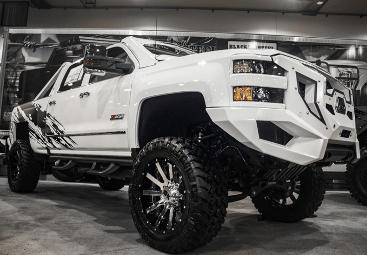 Fab Fours GR3000 1 Heavy Duty Grumper Front Bumper for 2015-2019 Chevy Silverado 2500/3500 HD | Off-Road Protection & Aggressive Style Upgrade