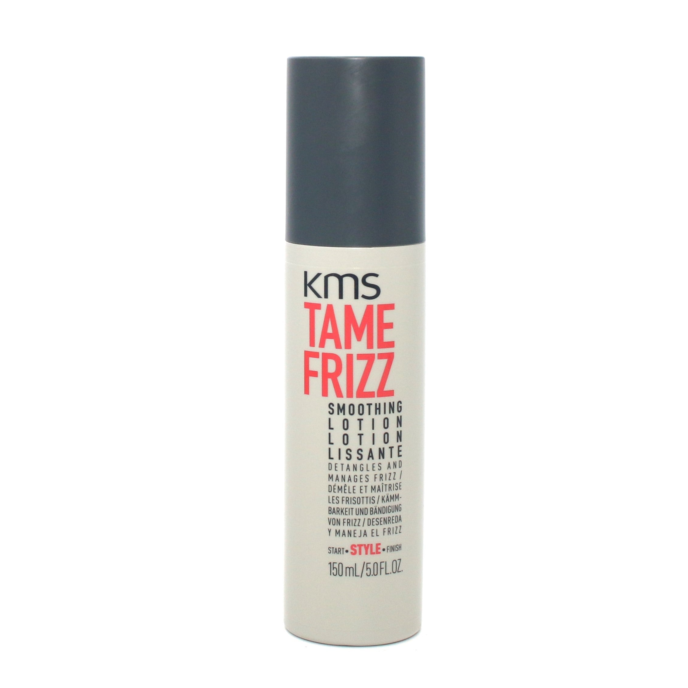 KMS Tame Frizz Smoothing Lotion 5 oz - Anti-Frizz Hair Serum for Smooth & Shiny Hair - Perfect for Dry, Damaged & Curly Hair Care at Home or Salon