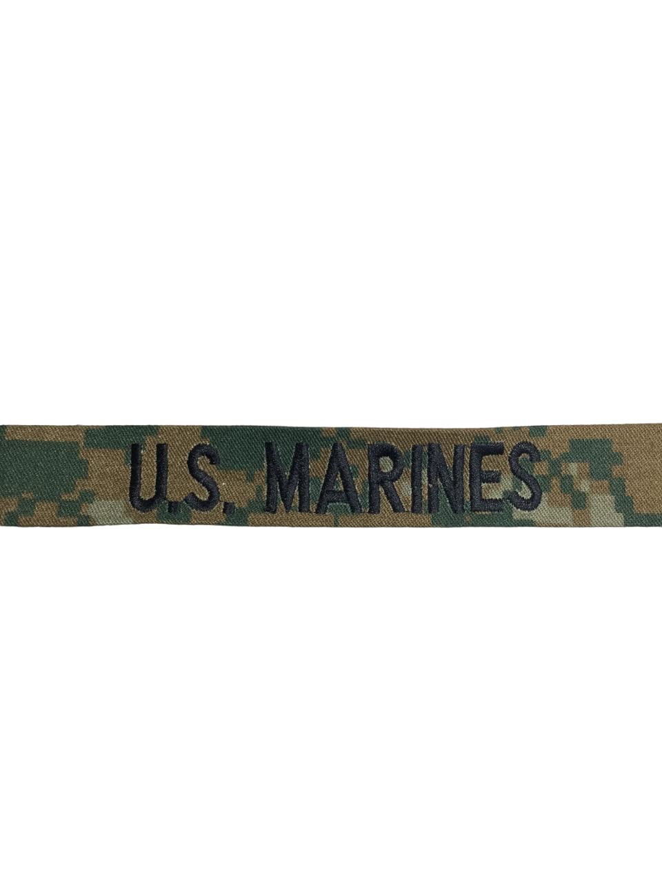 Custom Name Tapes with Fastener or Sew-On Options - Personalized Military Branch Tape (Woodland MARPAT) for Uniforms, Gear & Tactical Equipment