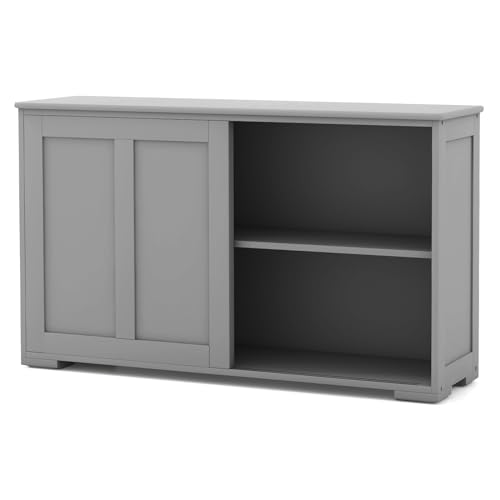 Grey/Wooden Sliding Door