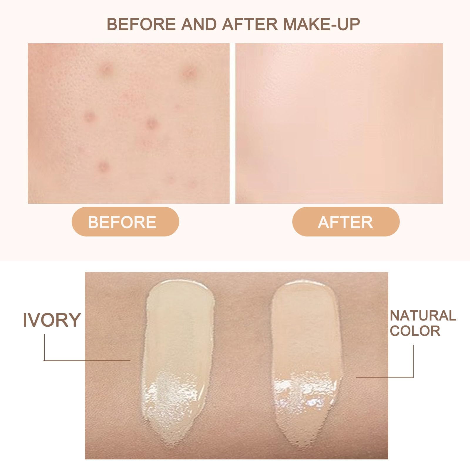 Perbella CC Cream for Mature Skin - Self Adjusting, Tone Correcting Foundation with SPF - Anti-Aging & Hydrating Makeup for Older Women (Natural Shade) | Perfect for Daily Wear, Special Occasions & Flawless Coverage