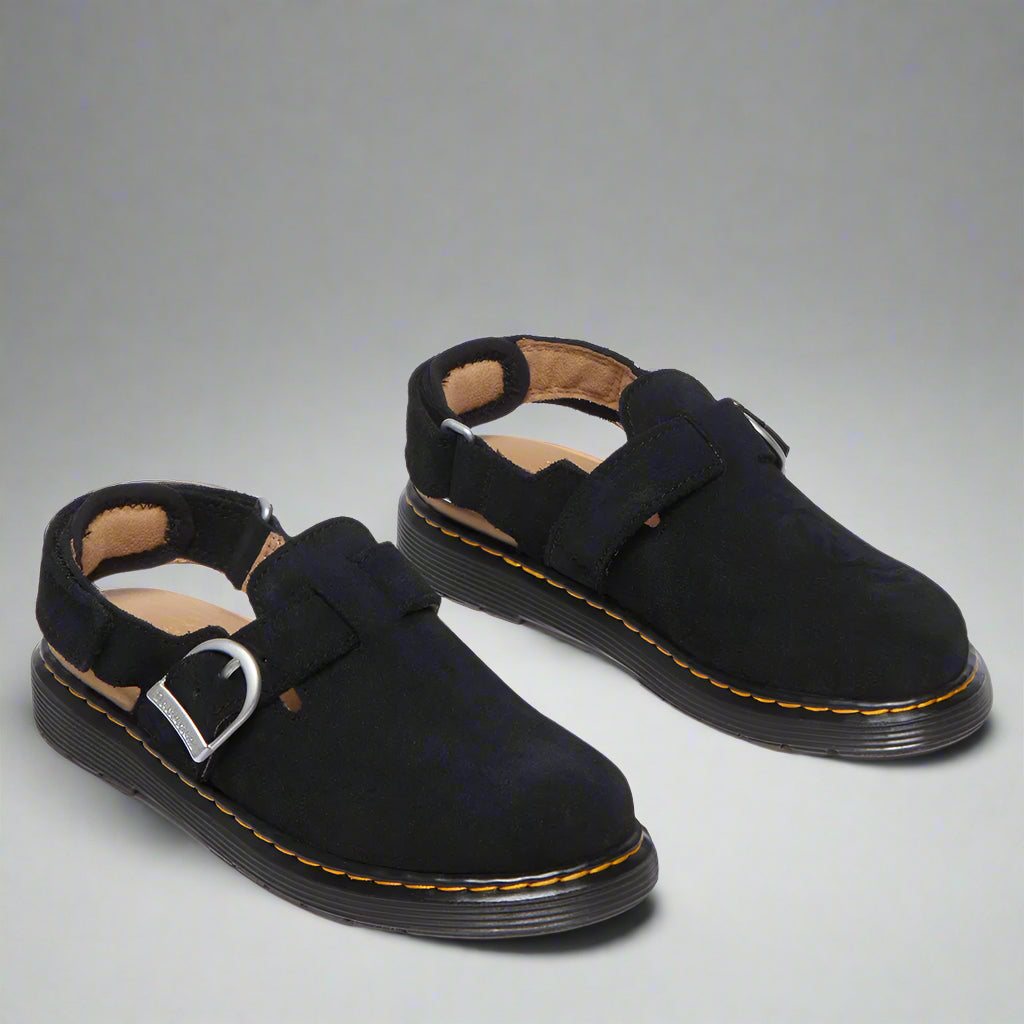 Jorgie Junior Bronx Suede Sandals for Girls - Comfortable Kids Summer Shoes for Beach, Park & Casual Outings