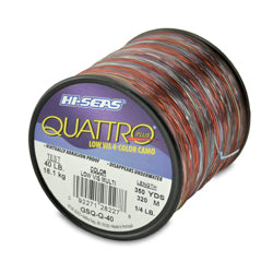 Hi Seas Quattro Monofilament Fishing Line - Premium Strength & Durability for Saltwater & Freshwater Fishing - Perfect for Deep Sea, Surf Casting & Bass Fishing