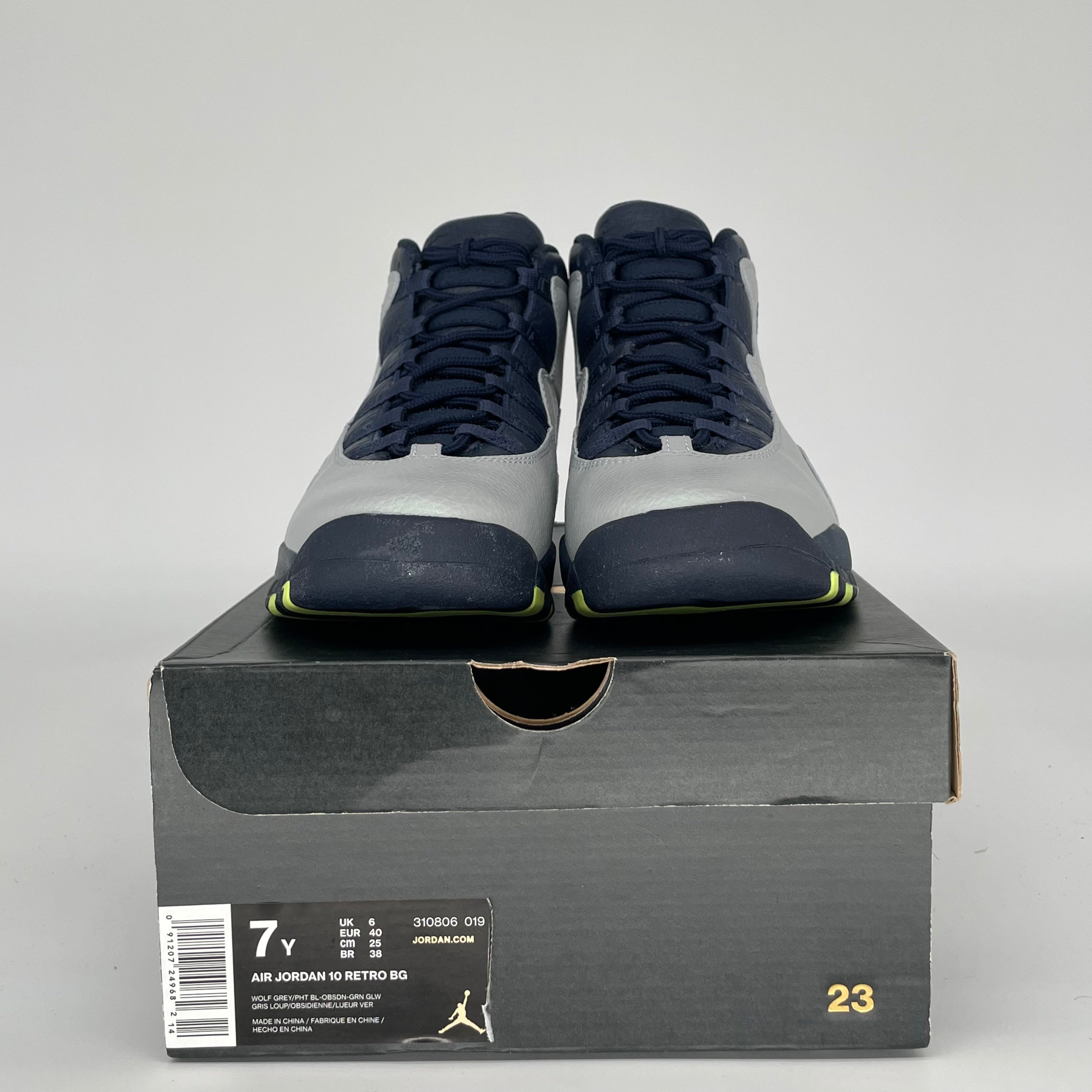 AIR JORDAN 10 RIO Basketball Shoes - Size 7Y (310806-019) - Perfect for Streetwear & Casual Sports Fashion