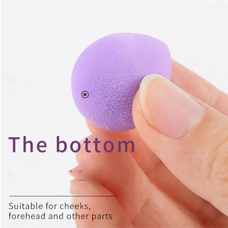 Nyamah 6Pcs Mini Makeup Sponges - Soft Beauty Blender for Liquid Foundation, Powder & Concealer | Reusable Cosmetic Sponge Set for Flawless Makeup Application at Home or Travel