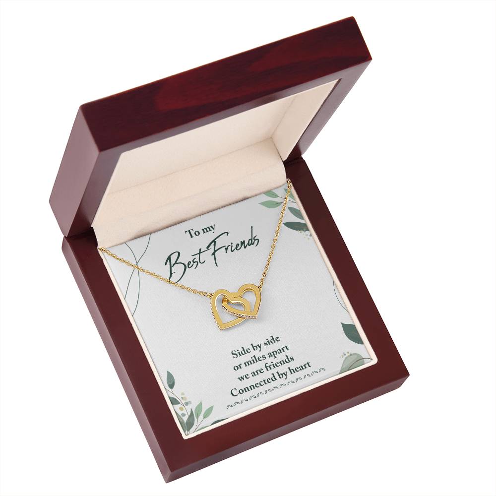 Best Friend Gifts - Long Distance Friendship Gifts for Her/Him - Heart Connection Keepsake - Perfect for Birthday, Anniversary & Miss You Moments