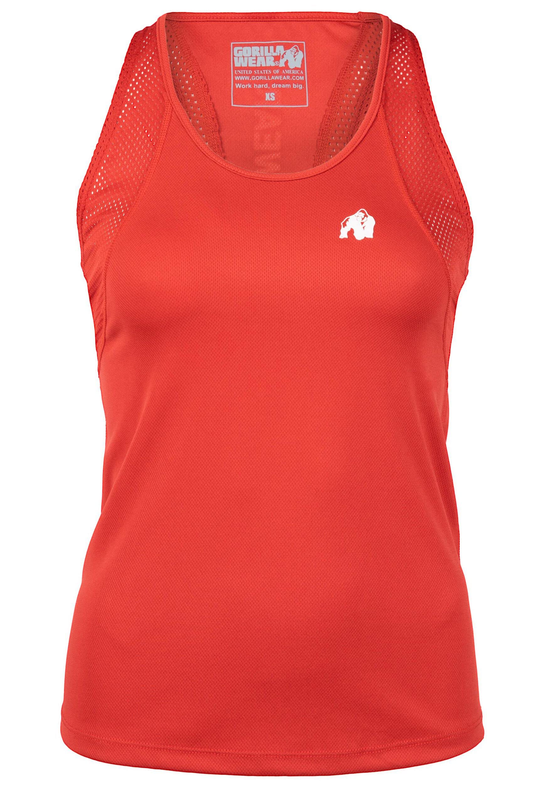 Seattle Tank Top for Women - Red XS - Soft Cotton Sleeveless Shirt for Summer, Casual Wear, and Outdoor Activities