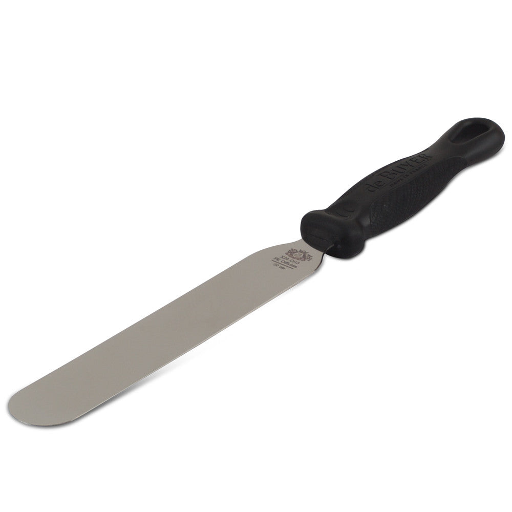 FKOfficium Straight Pastry Spatula - Professional Stainless Steel Baking Tool for Cake Decorating, Icing, Fondant - Perfect for Home Bakers & Pastry Chefs