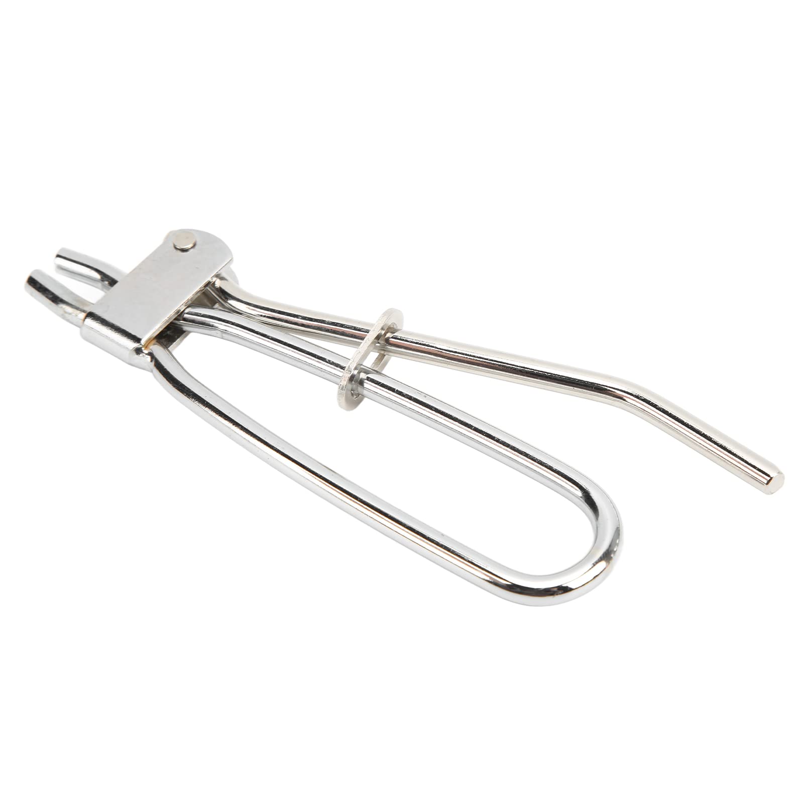 Rustproof Brake Hose Pinch Tool - 12mm Opening Chrome Finish Steel Fluid Line Clamp for ATVs, Scooters - Perfect for Motorcycle & Bike Maintenance, Off-Road Vehicle Repairs