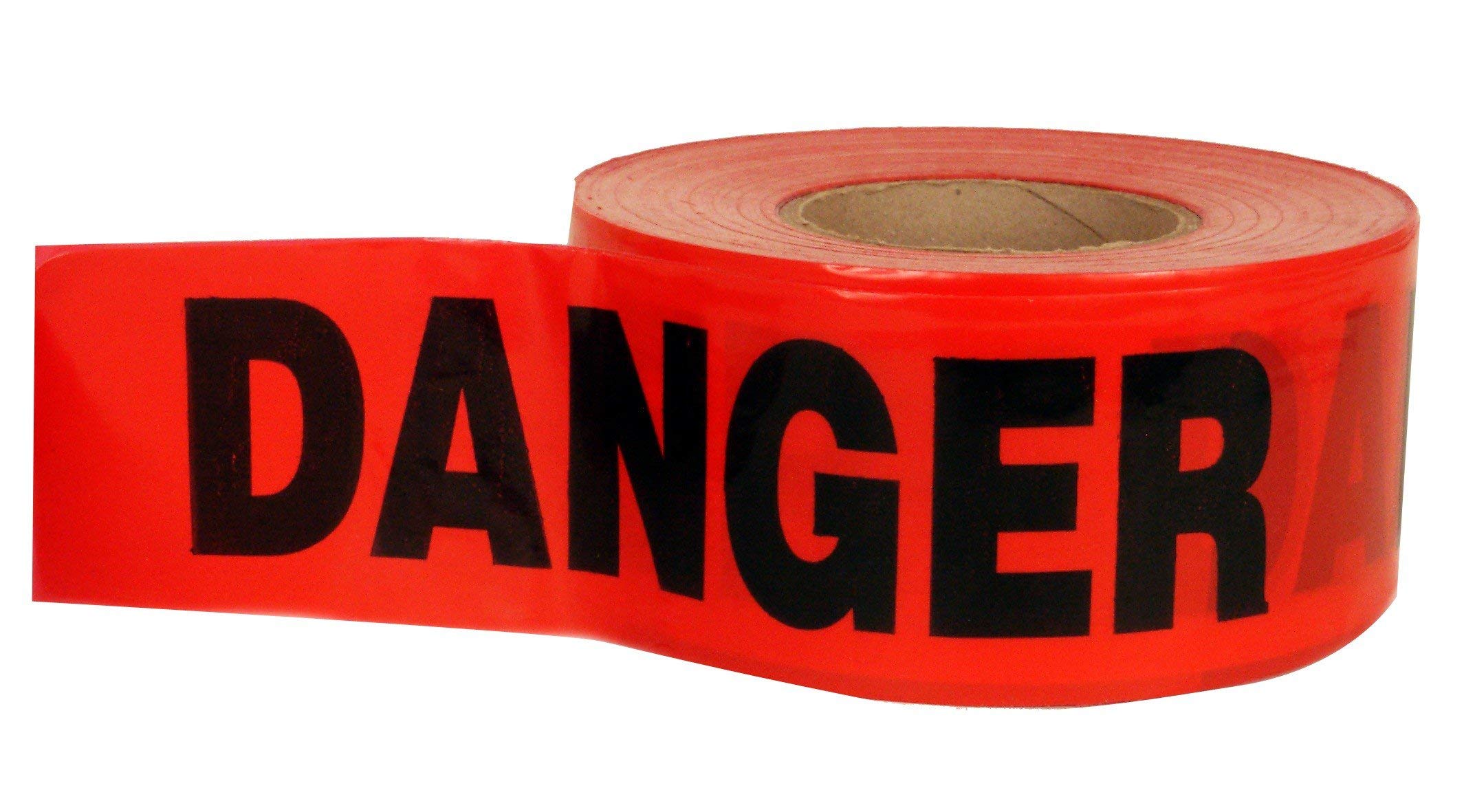 CH Hanson 16554 Bilingual Danger/Peligro Barricade Tape - High Visibility Safety Warning Tape for Construction Sites, Hazard Areas & Crime Scenes - English/Spanish Caution Barrier Tape for Workplace Safety
