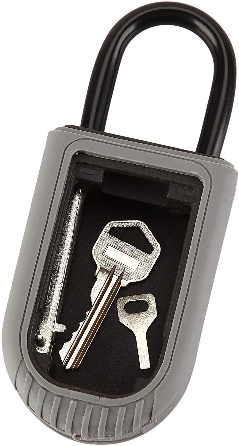 Secure Key Box with Button Lock - Heavy Duty Wall Mount Key Safe for Home, Office & Airbnb - Weatherproof & Durable Key Storage Solution