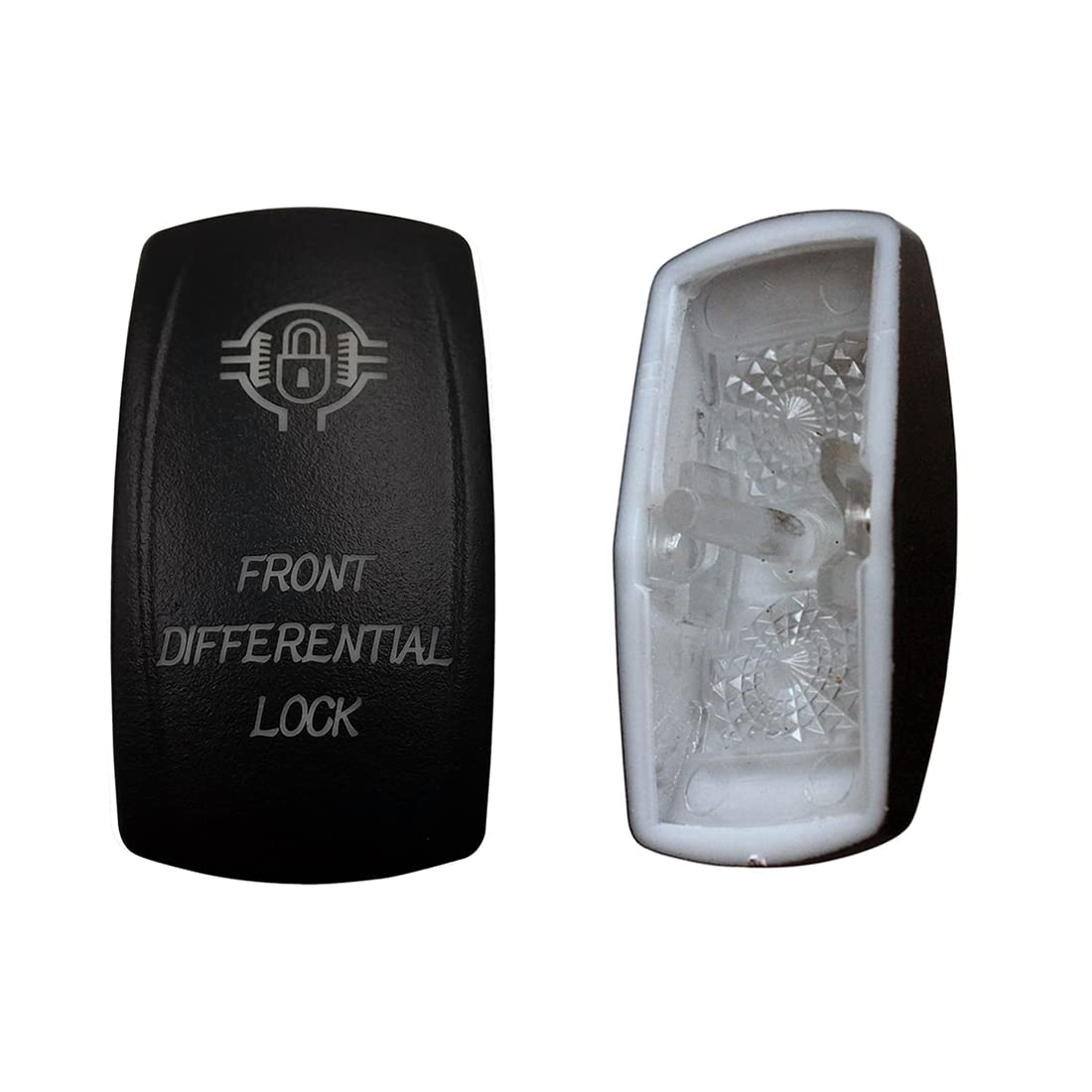 Laser Etched Backlit Switch Cover Cap for Car Boat Dashboard Rocker Switch - Waterproof & Durable Replacement Part for Marine & Automotive Use - Perfect for Night Driving & Off-Road Adventures