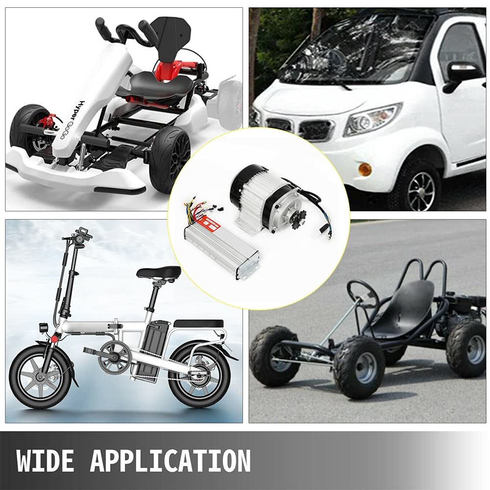 750W 48V Brushless DC Motor Kit - High Power Gear Reduction Motor for DIY E-Bikes, Electric Scooters & Tricycles - Perfect for Home Projects & Personal Transportation Upgrades