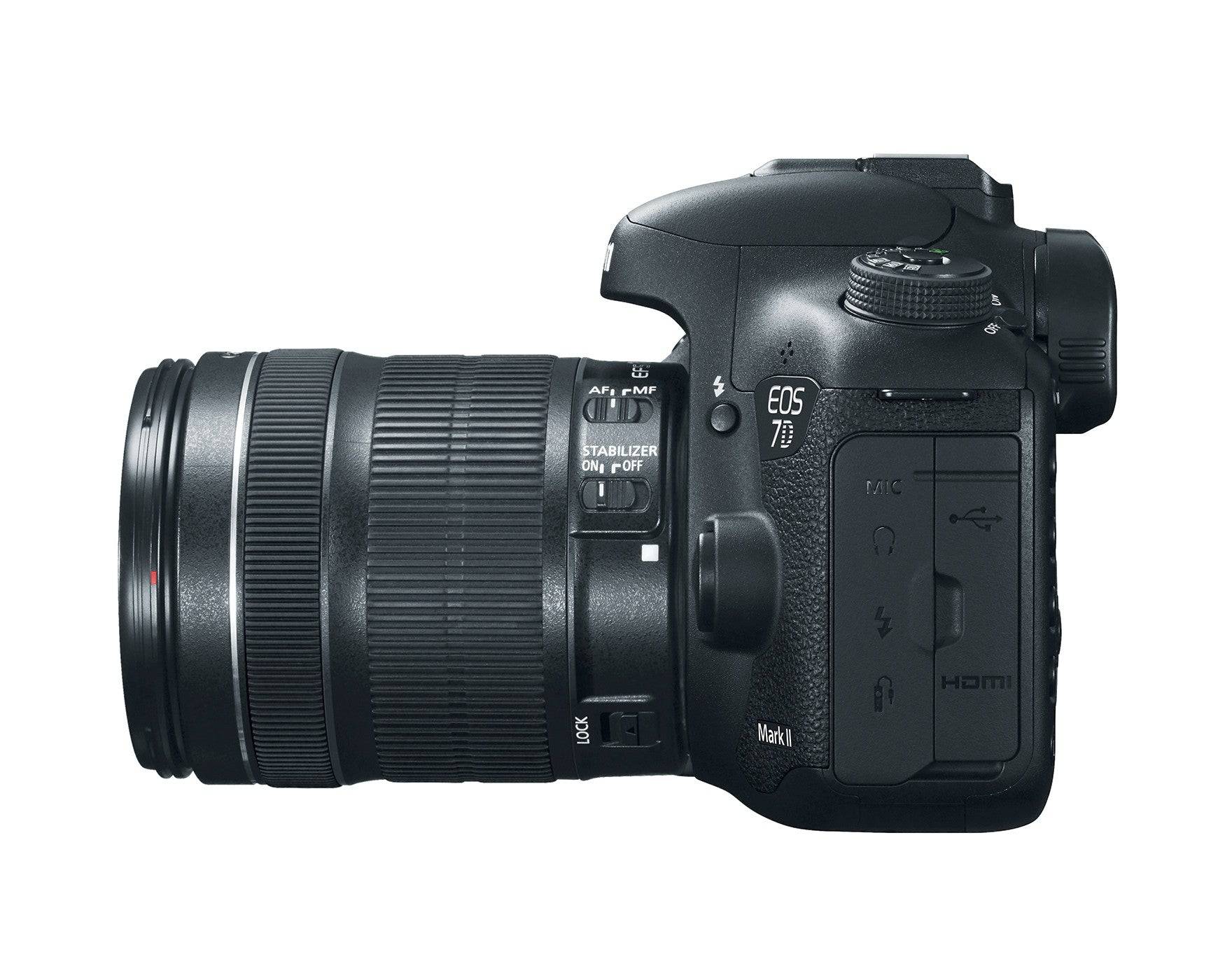 Canon EOS 7D Mark II DSLR Camera with 18-135mm Lens Kit - Professional Photography for Sports, Wildlife & Travel - Perfect for Action Shots and Outdoor Adventures