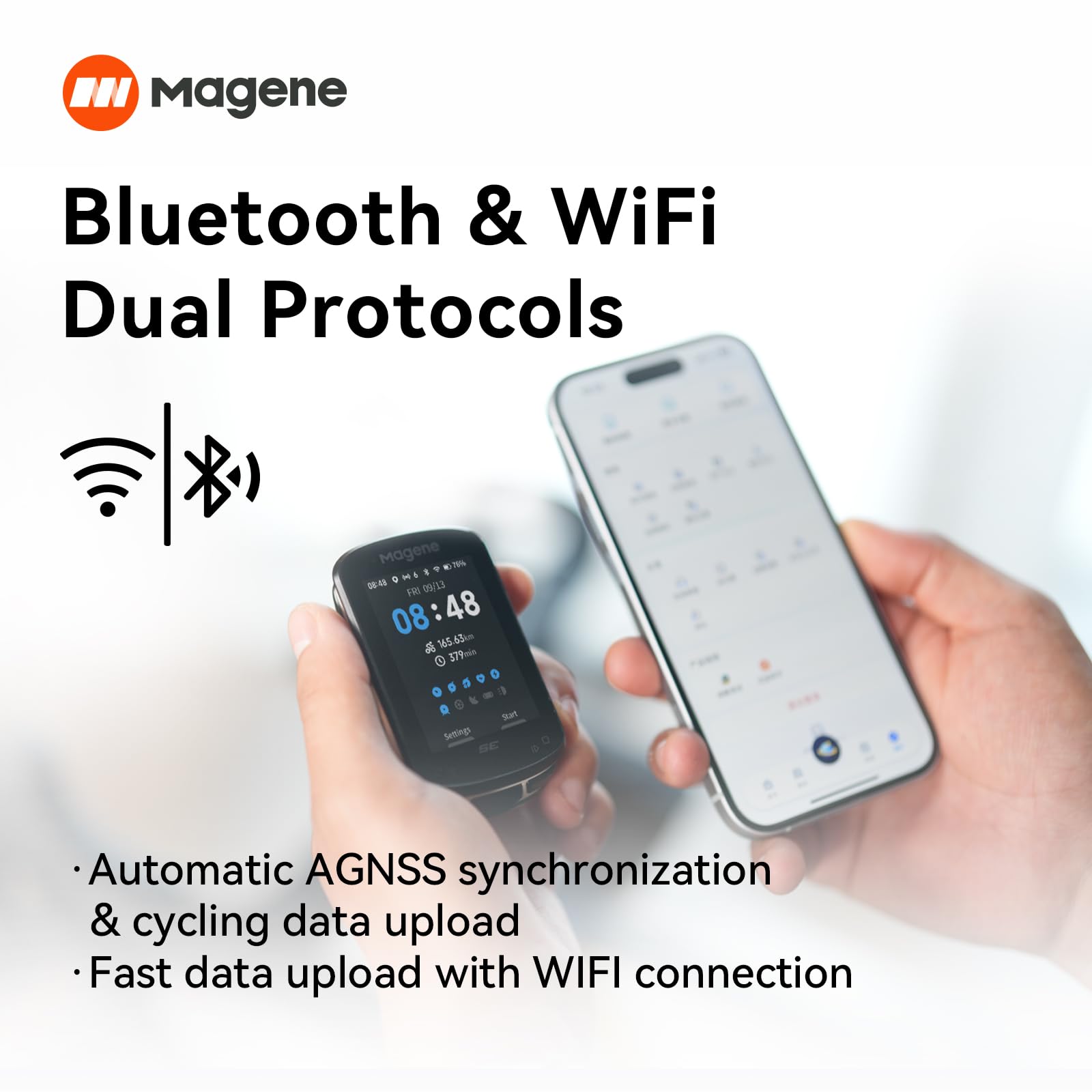 Magene C506SE Wireless GPS Bike Computer - 2.4