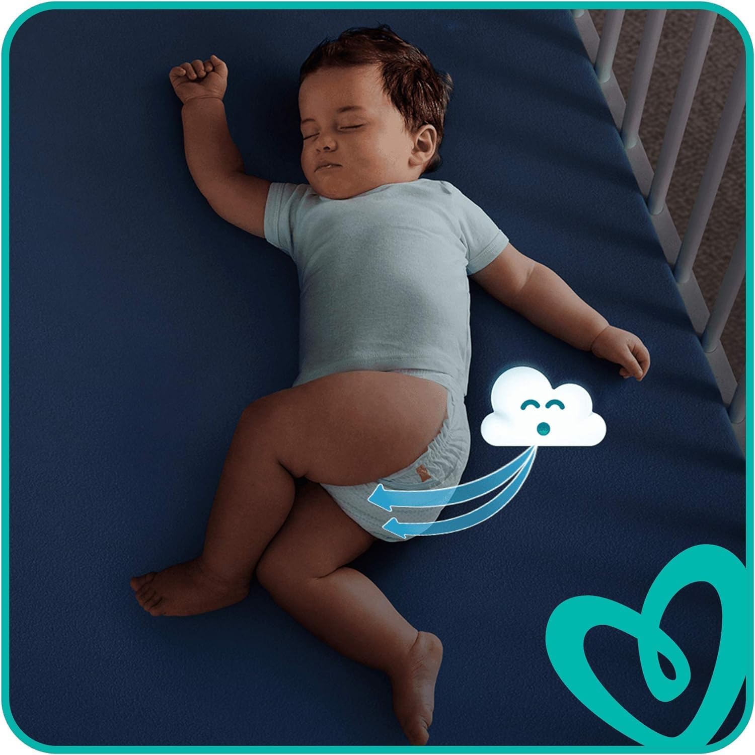 Pampers Baby-Dry Size 5 Diapers (11-16 kg) - 127 Count Mega Pack | Up to 12 Hours Protection with Double Leak Barrier | Ideal for Overnight Use and Active Toddlers