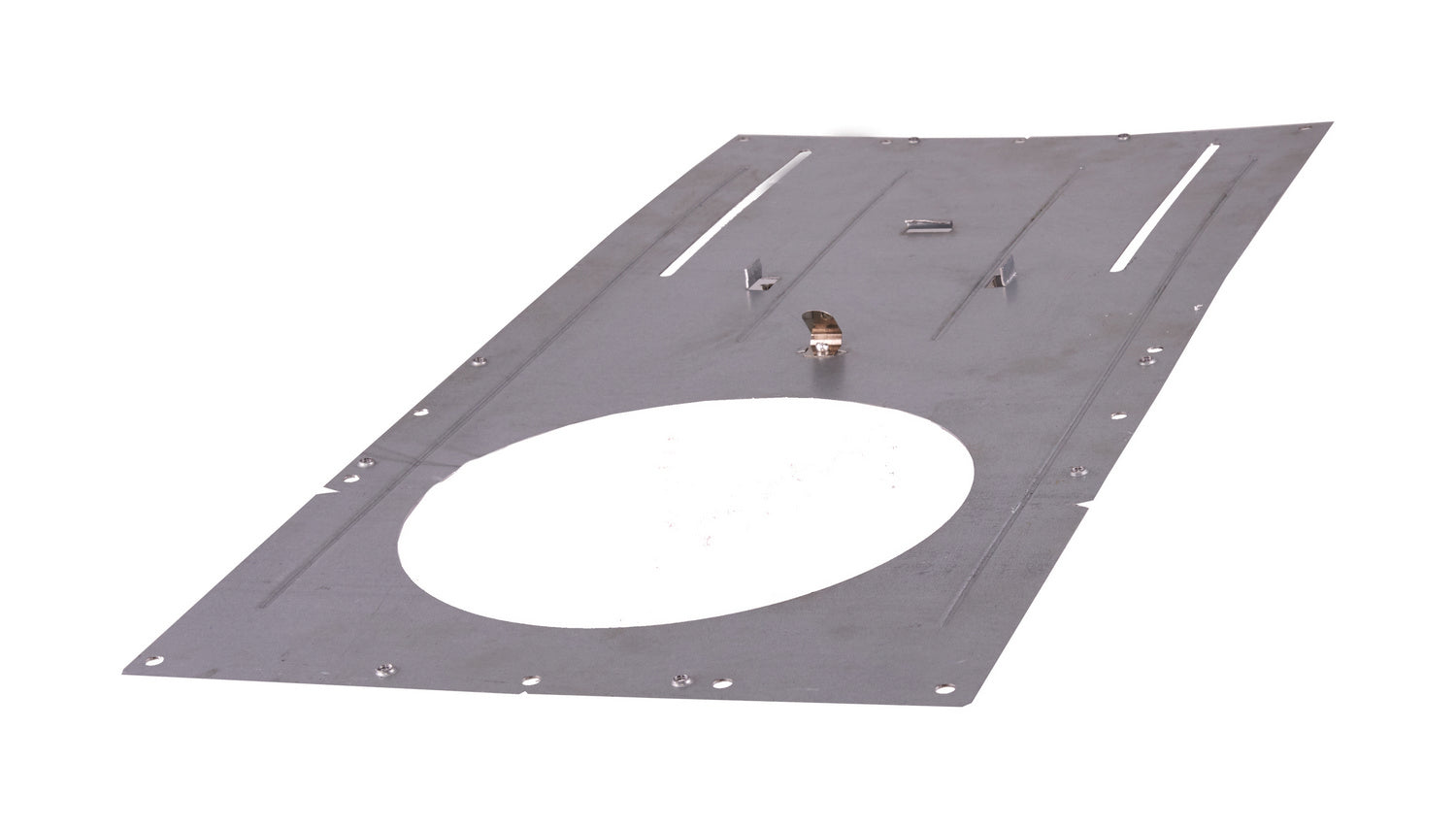 8 Inch Round Mounting Plate with Hanger Bars - Heavy Duty New Construction Ceiling Fixture Bracket for Ceiling Fans, Chandeliers, and Light Fixtures Installation
