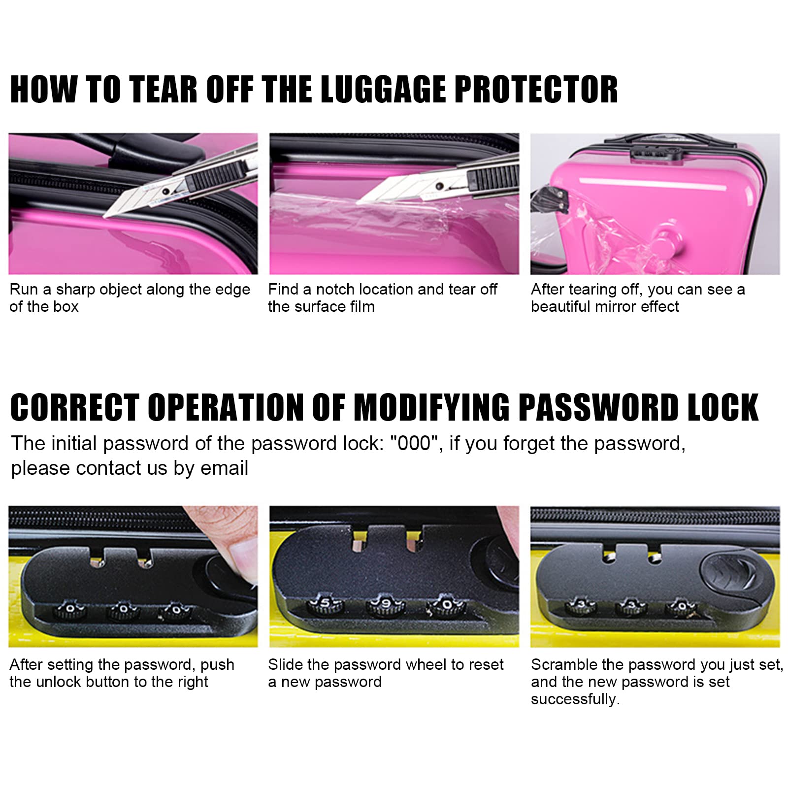 DNYSYSJ 20 Inch Ride-On Kids Luggage - Fuchsia Wheeled Carry-On Suitcase for Children, Waterproof & Universal Travel Trolley - Perfect for Airports, Family Vacations & School Trips