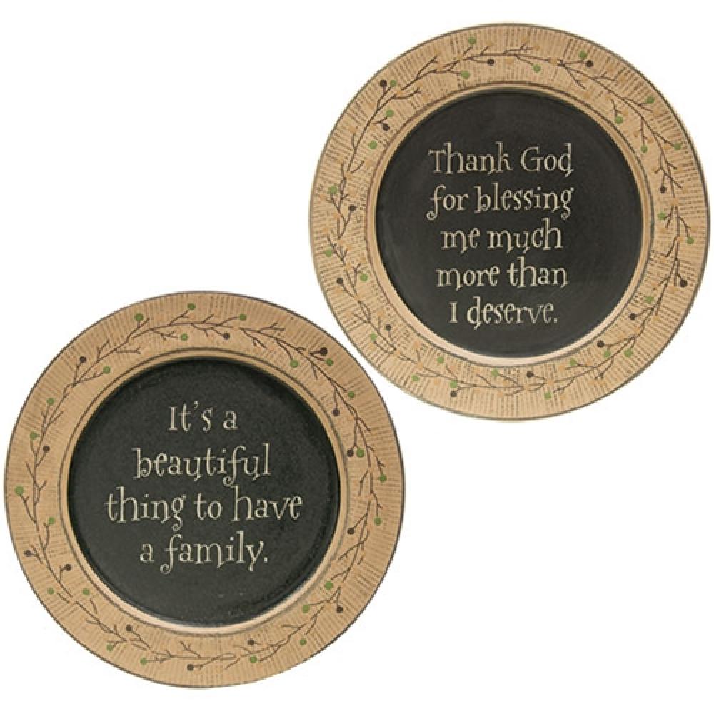 Beautiful Berry & Vine Plate Set of 2 - Elegant Floral Dinner Plates for Home Decor, Wedding, Party & Special Occasions