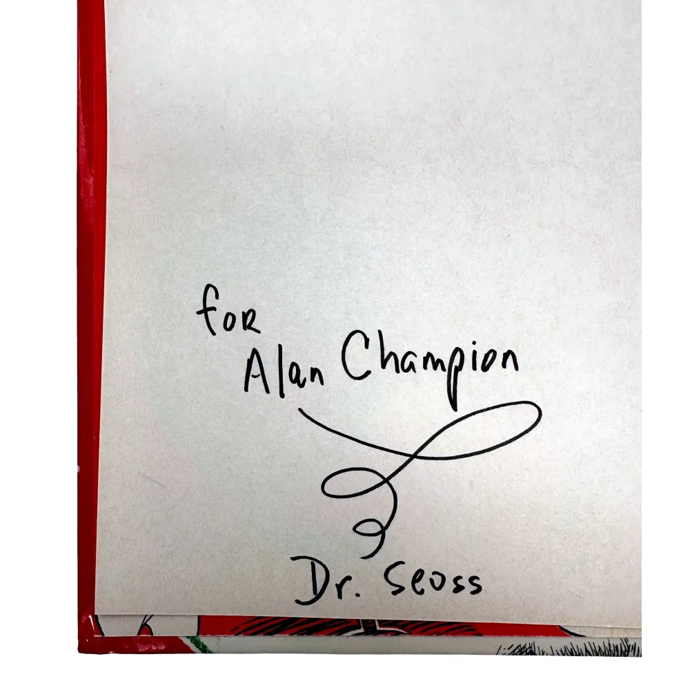 Authentic Dr. Seuss Signed 