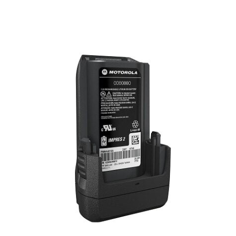 Motorola PMNN4818 IMPRES 2 Li-ion Battery Pack - 2100mAh High Capacity Rechargeable Battery for Two-Way Radios - Perfect for Security, Construction & Outdoor Communication