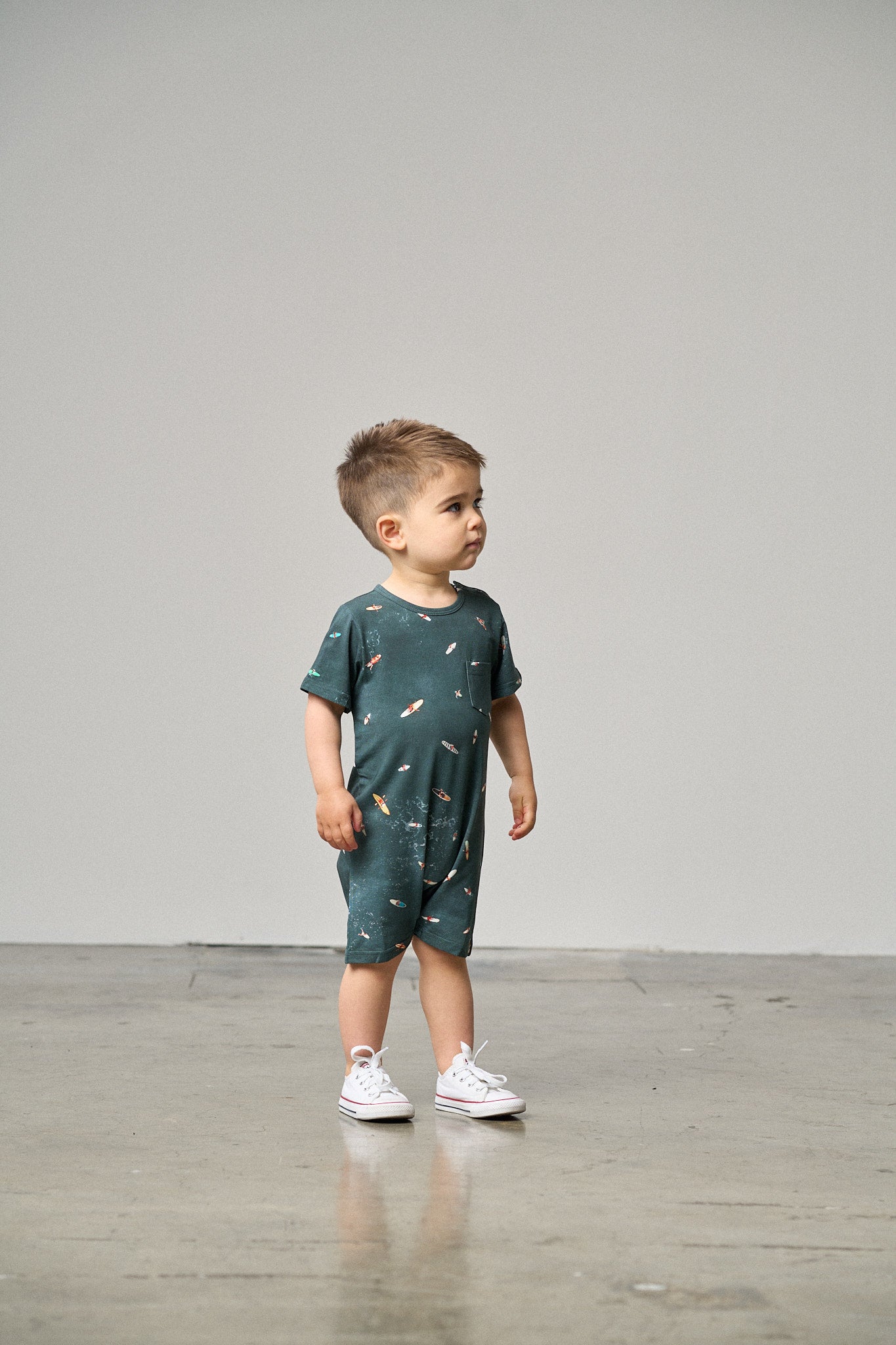 Surf Squad Shortie Romper - Stylish & Comfortable Baby Girls' One-Piece Swimsuit for Beach, Pool & Summer Play