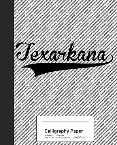 Premium Calligraphy Paper Notebook - TEXARKANA Weezag for Hand Lettering & Brush Pen Art | Perfect for Calligraphy Practice, Journaling & Creative Writing