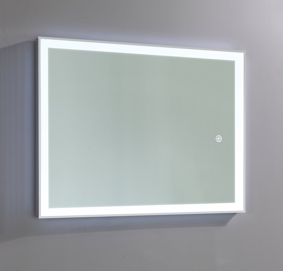 Ketcham STE 2 Stellar Plus Series LED Bathroom Mirror - Surface Mounted Vanity Mirror with Dimmable Lights for Makeup & Shaving, Perfect for Modern Home Decor