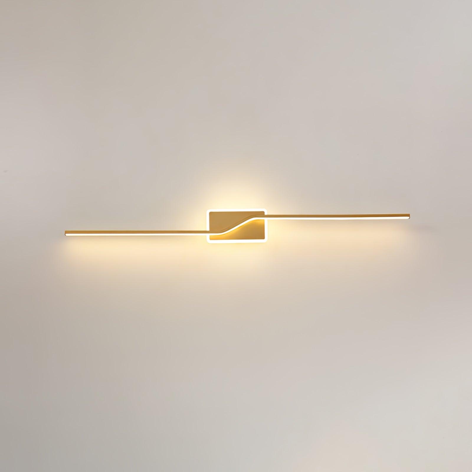 Modern LED Linear Strip Wall Light - Dimmable, Waterproof for Indoor & Outdoor Use - Perfect for Bedroom, Living Room, Kitchen, and Garden Lighting