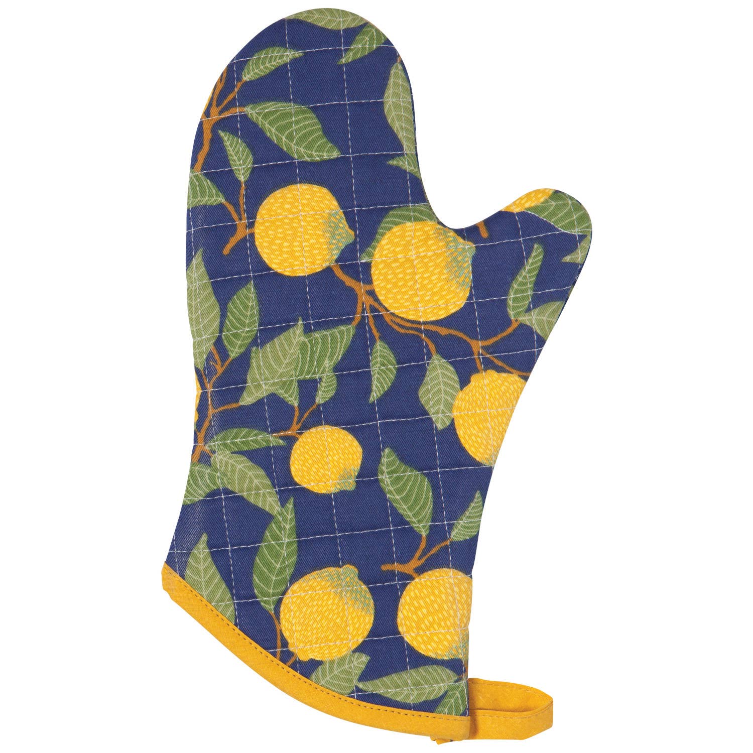 Premium Lemons Oven Mitt & Potholder Set - Heat Resistant Kitchen Gloves for Baking, Grilling & Cooking - Cute Lemon Pattern Kitchen Accessories