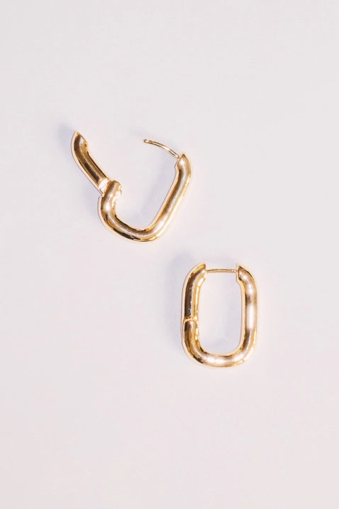 Addie Gold Huggie Hoop Earrings for Women - 14K Gold Plated Small Hoop Earrings - Minimalist Everyday Jewelry Gift for Her - Perfect for Work, Date Night & Special Occasions
