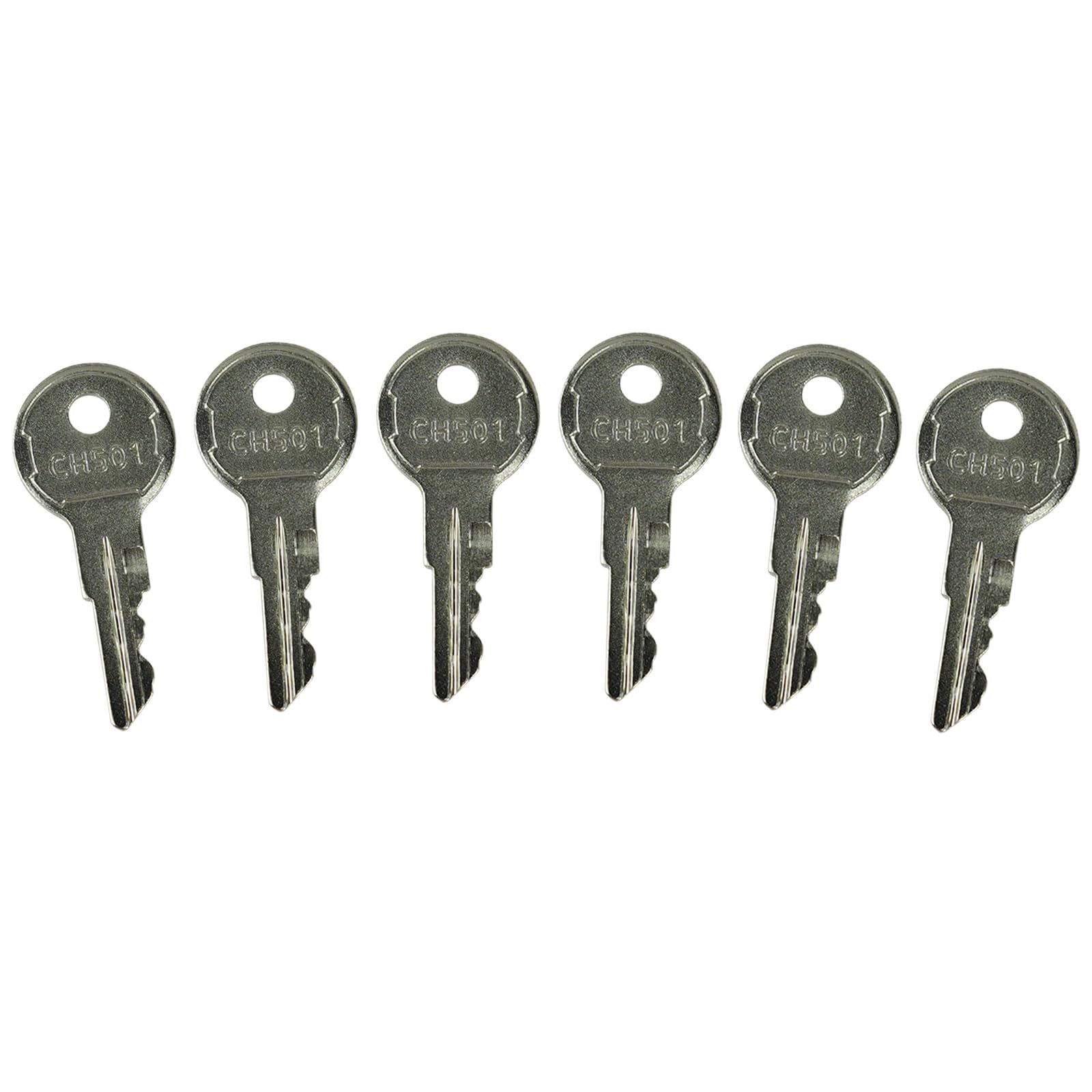 CH501 Replacement Keys for Truck Tool Box Lock Latch - 6 Pack | Compatible with Most Toolbox Keys | Perfect for Pickup Truck Storage & RV Toolbox Security