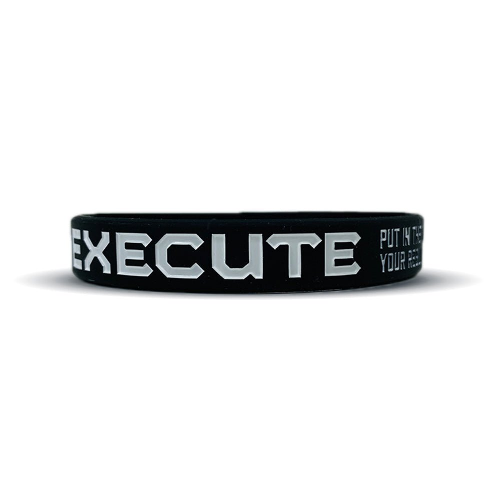 EXECUTE Fitness Wristband - Adjustable & Sweatproof Workout Wrist Support for Gym, Running & Weightlifting - Ideal for CrossFit, HIIT & Strength Training