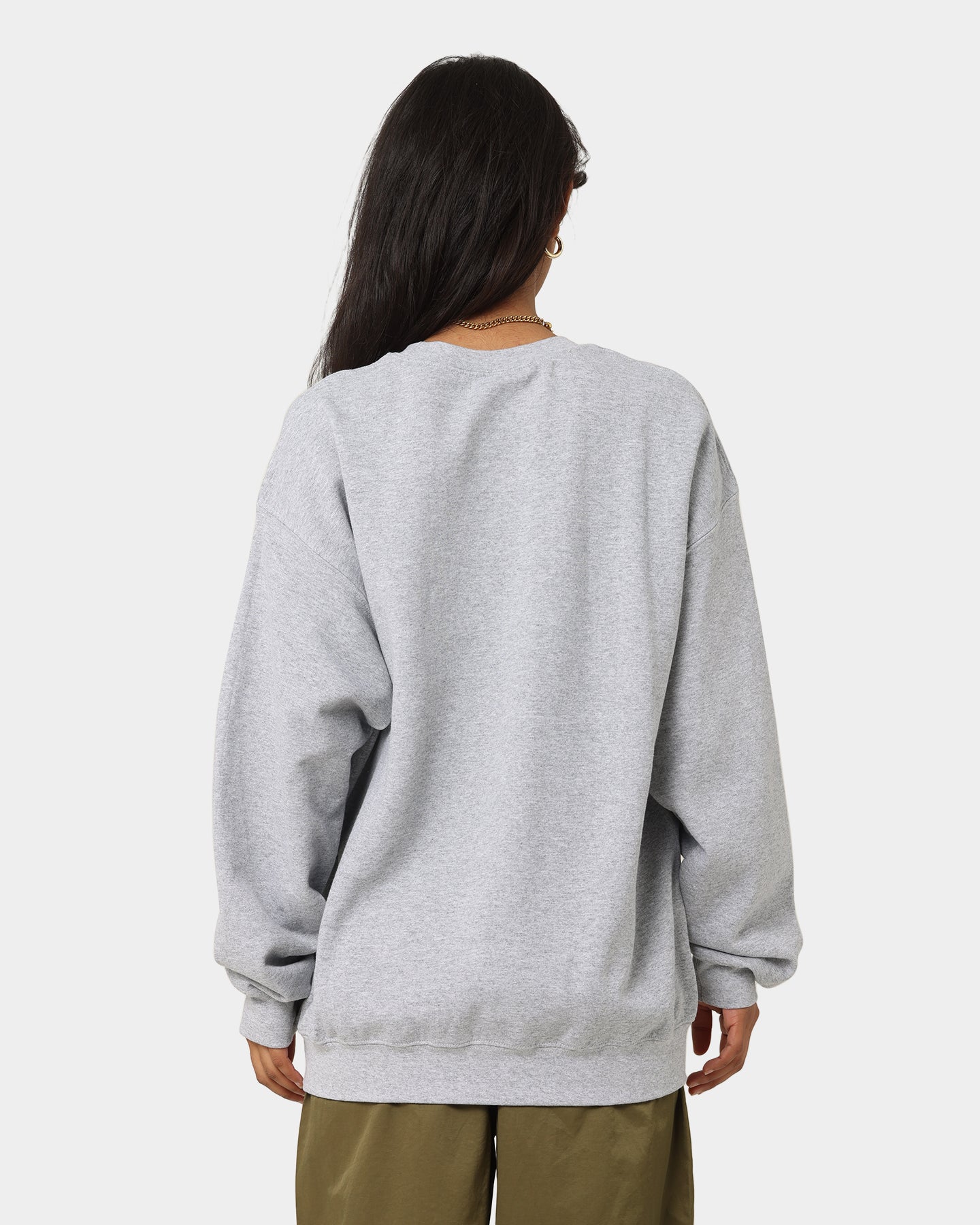 Johnny Bravo Crewneck Sweatshirt - Grey Vintage Graphic Hoodie for Men & Women | Casual Streetwear, Retro Cartoon Fashion, Unisex Pullover for Everyday Wear
