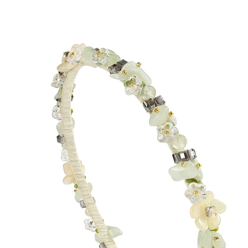 Premium Jasmine Headband for Women - Soft & Comfortable Hair Accessory for Yoga, Running, Workouts & Everyday Style