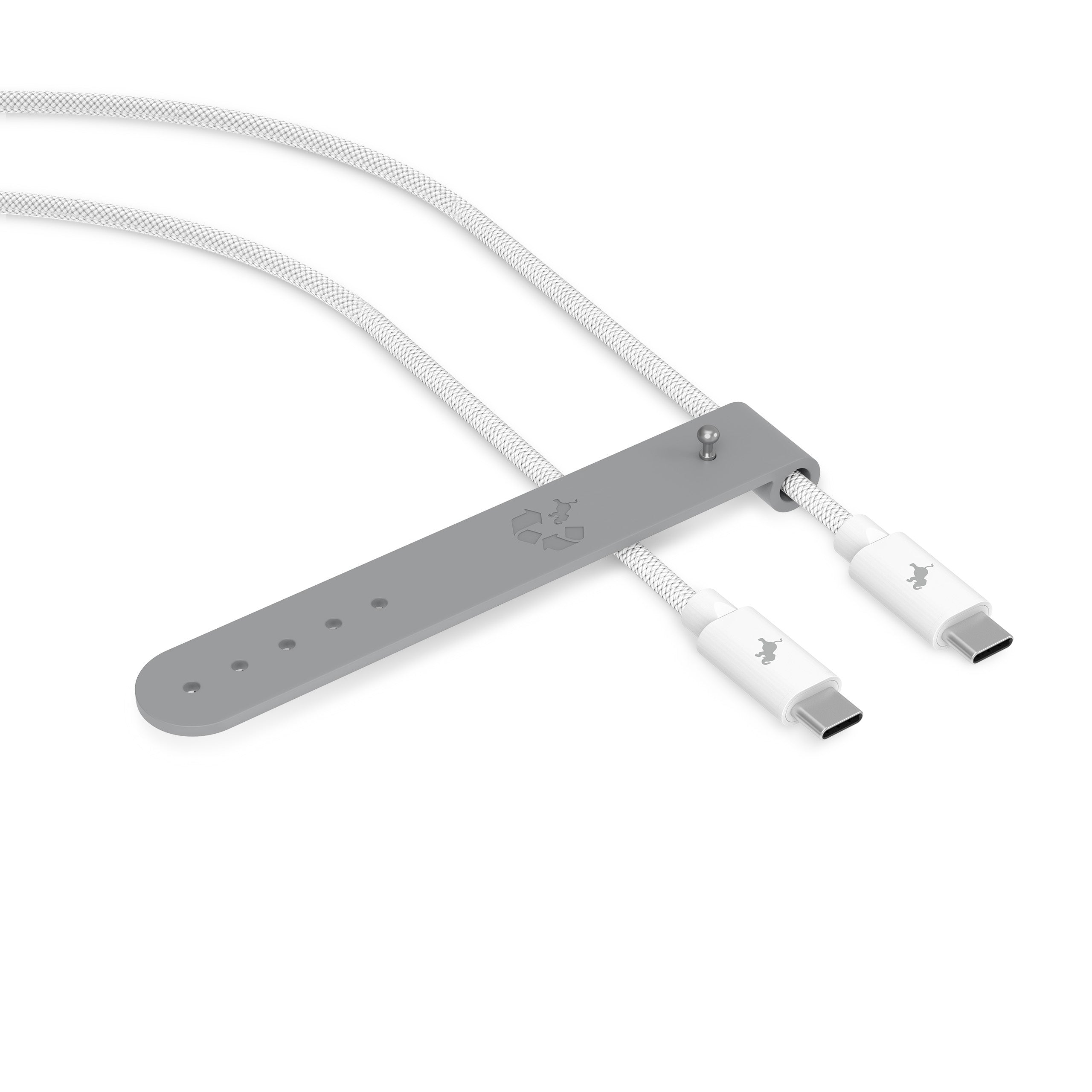 Fast Charging PowerKnit FLEX USB C to USB C Cable - 6ft Durable Braided Nylon Cord for iPhone 15, Samsung Galaxy, MacBook, iPad Pro | Perfect for Home, Office & Travel Charging