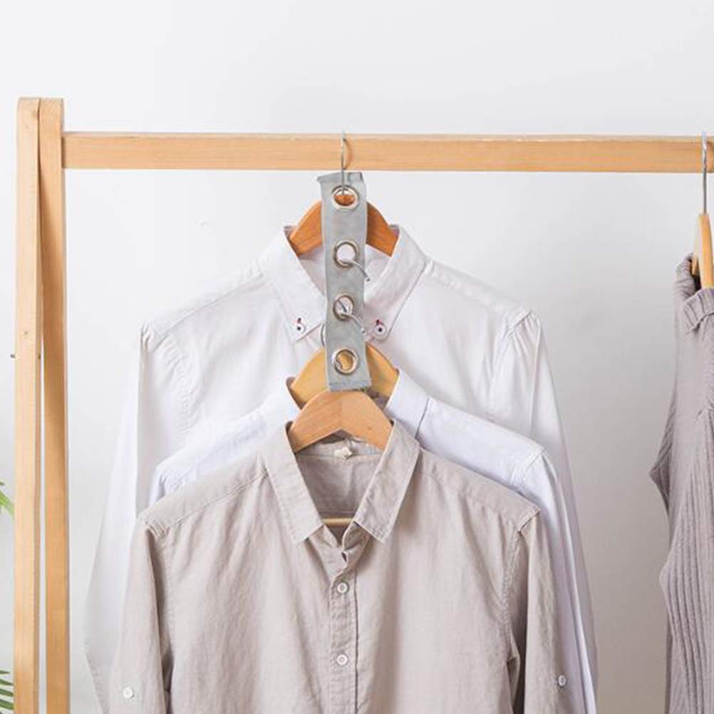 4-Pack Crab Plate Clothes Connectors - Heavy Duty Clothes Hooks with Multiple Holes for Hanging Clothes, Towels & Mini Backpacks - Perfect for Closet Organization, Laundry Room & Dorm Storage
