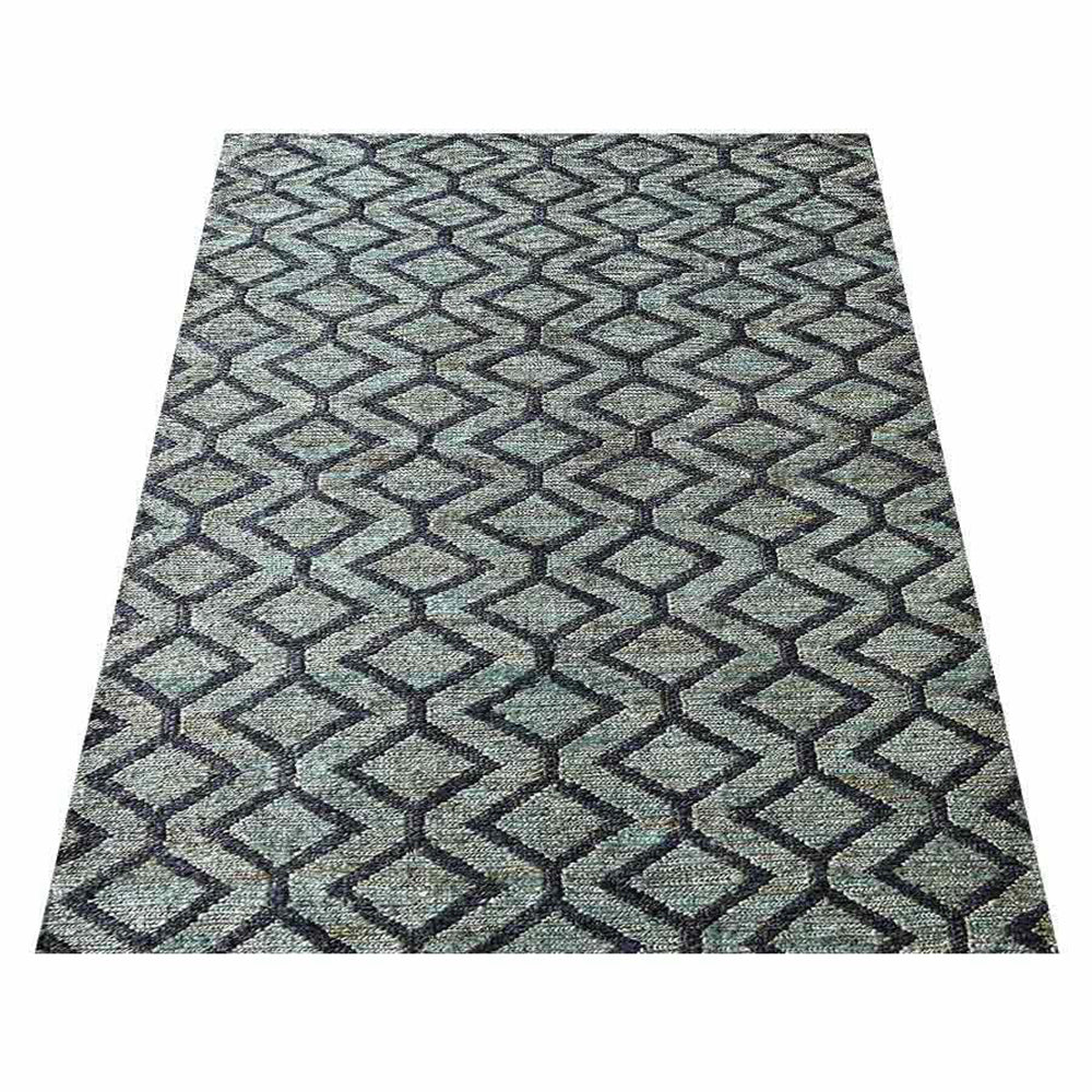 Handmade Spiral Hand-Knotted Wool Rug - Boho Chic Home Decor for Living Room, Bedroom & Nursery