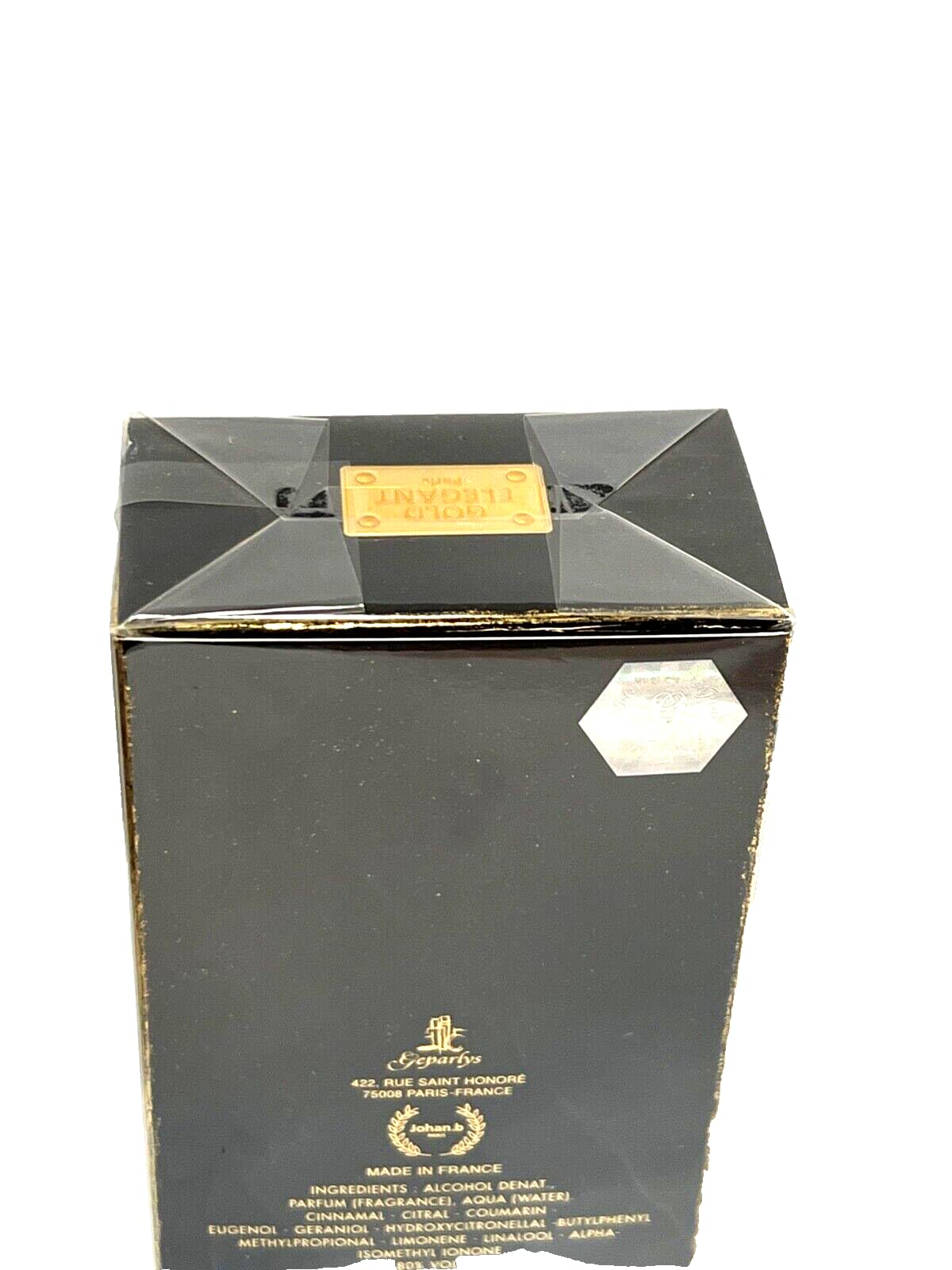 Johan B Men's Cologne Eau De Toilette EDT Spray - Elegant Gold Fragrance 3.4oz/100ml (New in Sealed Pack) | Perfect for Date Nights, Office Wear & Special Occasions