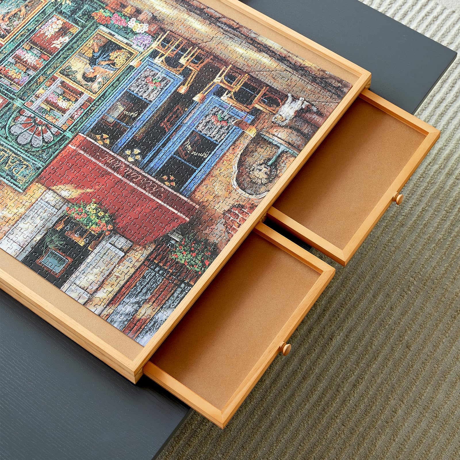 1000 Piece Puzzle Board with Drawers - 21