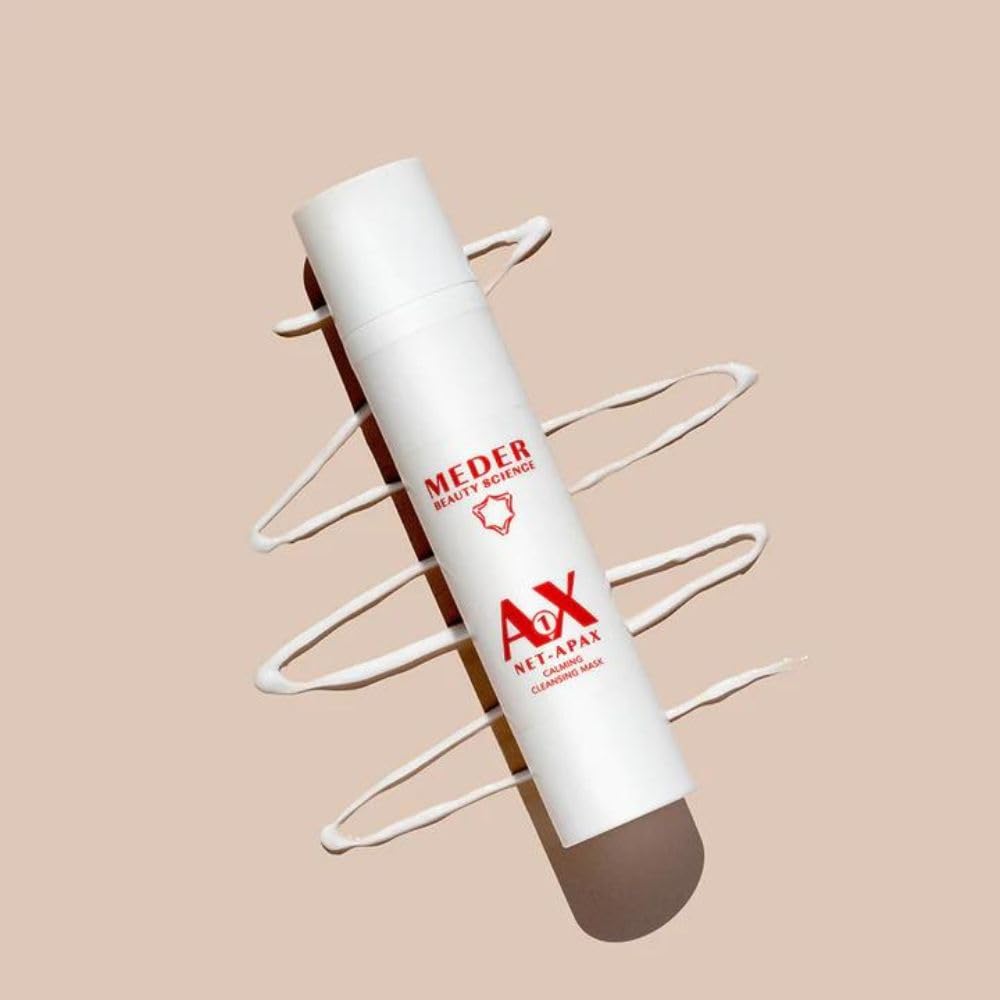 Meder Beauty Science Net-Apax Prebiotic Calming Cleansing Mask - Soothing Facial Mask for Sensitive Skin, Redness Relief & Skin Barrier Repair - Perfect for Daily Skincare Routine & Post-Procedure Care