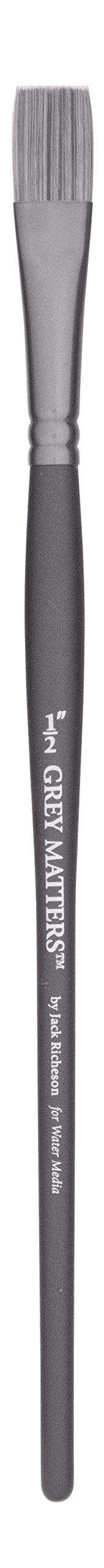 Jack Richeson Grey Matters Synthetic Watercolor Brush - 1/2