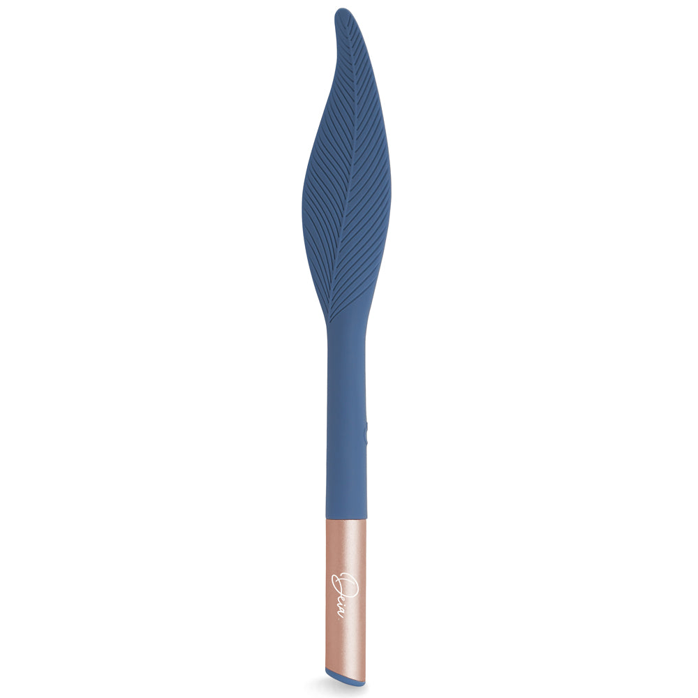 Deia The Feather Vibrating Tickler - Sensual Massage Toy for Couples, Soft Feather Vibrator for Foreplay & Intimate Play - Perfect for Romantic Nights & Spicing Up Your Relationship