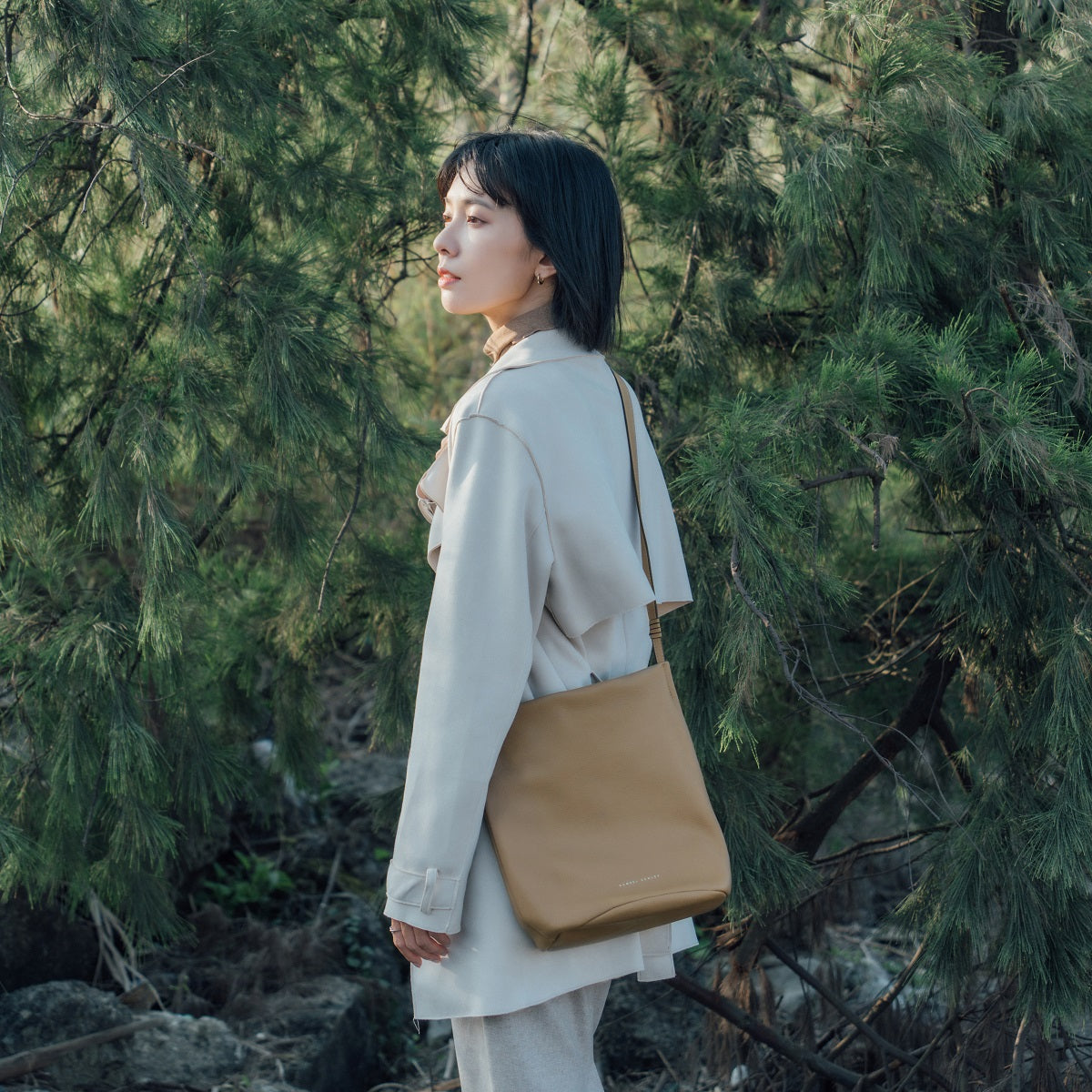 Narissa Genuine Leather Bucket Bag for Women - Stylish Crossbody Shoulder Handbag - Perfect for Work, Travel & Everyday Use