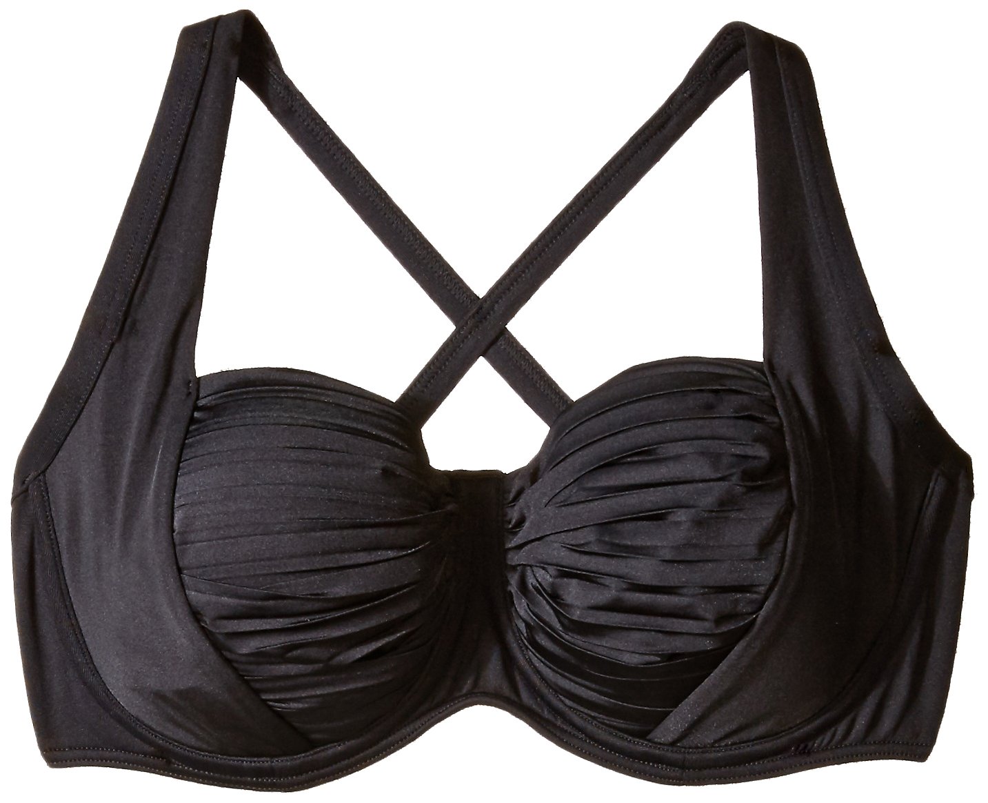 Seafolly Women's Standard F Cup Balconette Bikini Top Swimsuit - Perfect for Beach Vacations, Pool Parties & Summer Getaways